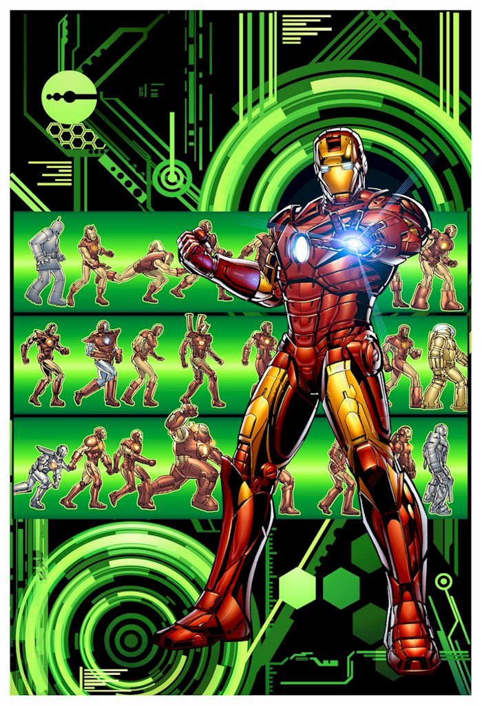 Bob Layton Iron Man Poster